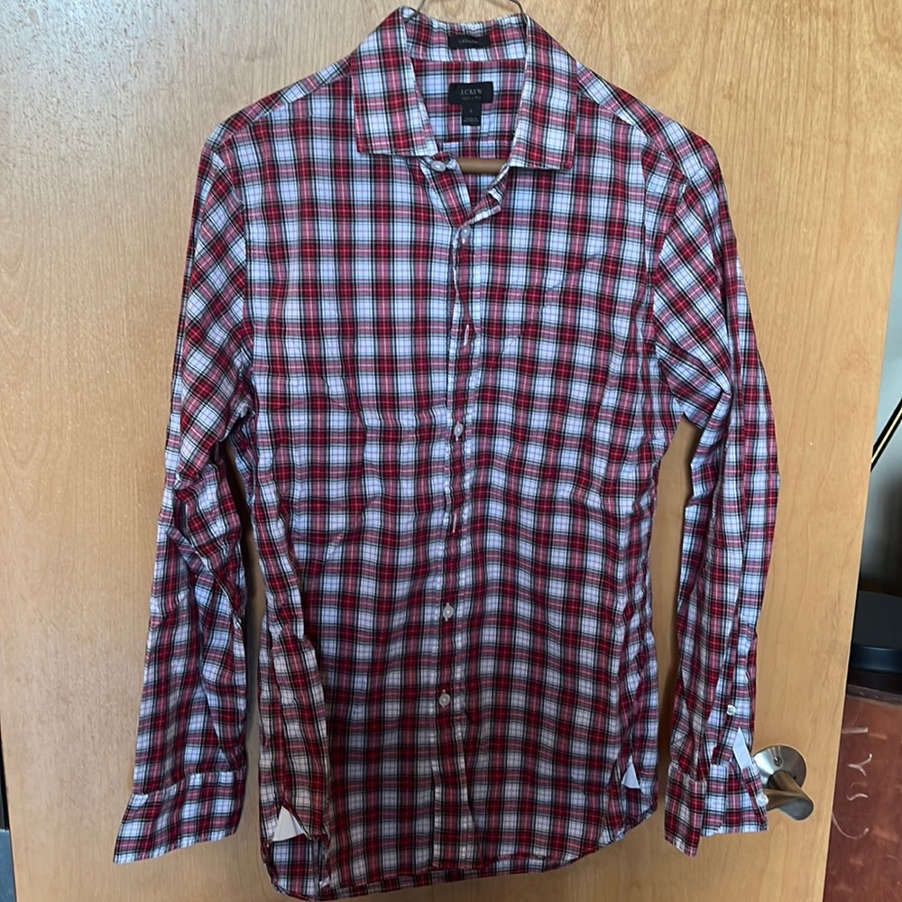 J. Crew plaid dress shirt